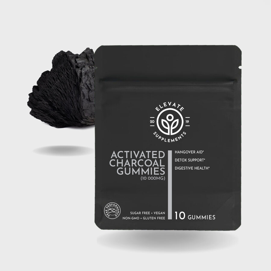 Activated Charcoal, 10 gummy pouch