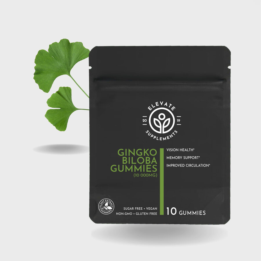 Gingko Biloba, 10 gummy pouch